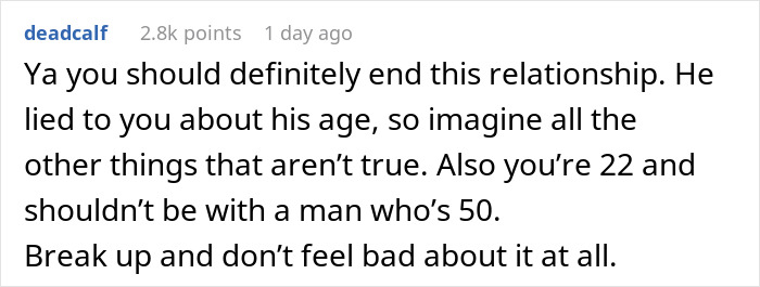 50YO Guy Lies To 22YO GF That He’s In His Early 30s, She Ends Things After Truth Comes Out 50YO Guy Lies To 22YO GF That He’s In His Early 30s, She Ends Things After Truth Comes Out