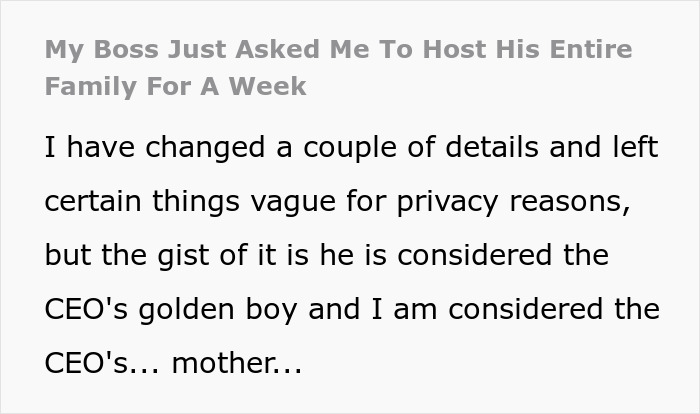 Boss Asks Lady To Host Him, Wife, Child, And Dog For A Week – “I Haven’t Gotten A Raise In Four Years” Boss Asks Lady To Host Him, Wife, Child, And Dog For A Week – “I Haven’t Gotten A Raise In Four Years”