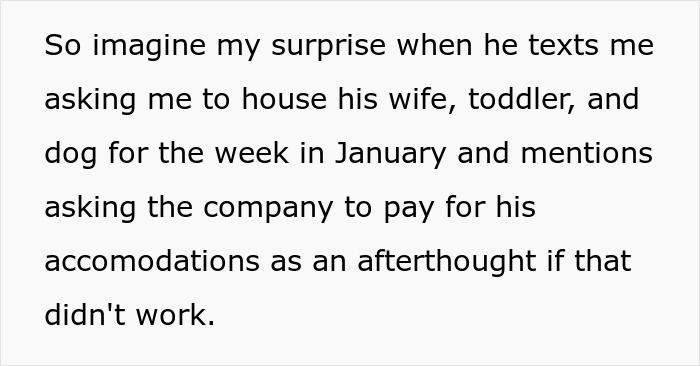 Boss Asks Lady To Host Him, Wife, Child, And Dog For A Week – “I Haven’t Gotten A Raise In Four Years” Boss Asks Lady To Host Him, Wife, Child, And Dog For A Week – “I Haven’t Gotten A Raise In Four Years”