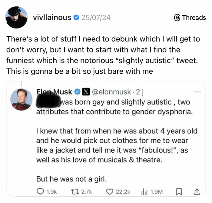 “Tragic Mental Illness”: Elon Musk’s Comment About Daughter Vivian Sparks Mass Outrage Online “Tragic Mental Illness”: Elon Musk’s Comment About Daughter Vivian Sparks Mass Outrage Online
