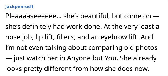 Fans Call Out Sydney Sweeney’s Natural Beauty Claim With Side-By-Side Photos As Evidence Fans Call Out Sydney Sweeney’s Natural Beauty Claim With Side-By-Side Photos As Evidence