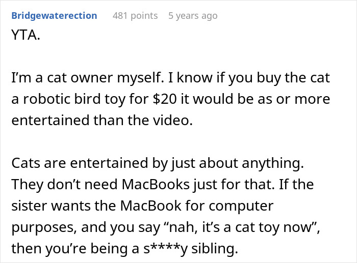 Guy Splits The Internet After Giving His Old Laptop To His Cat Instead Of His Sister Guy Splits The Internet After Giving His Old Laptop To His Cat Instead Of His Sister