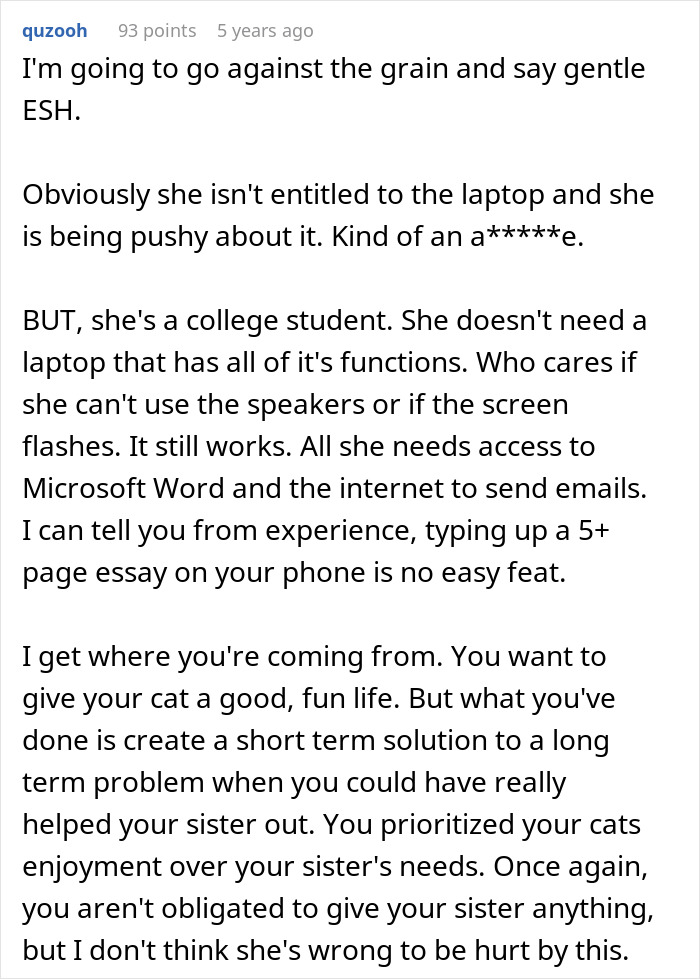 Guy Splits The Internet After Giving His Old Laptop To His Cat Instead Of His Sister Guy Splits The Internet After Giving His Old Laptop To His Cat Instead Of His Sister
