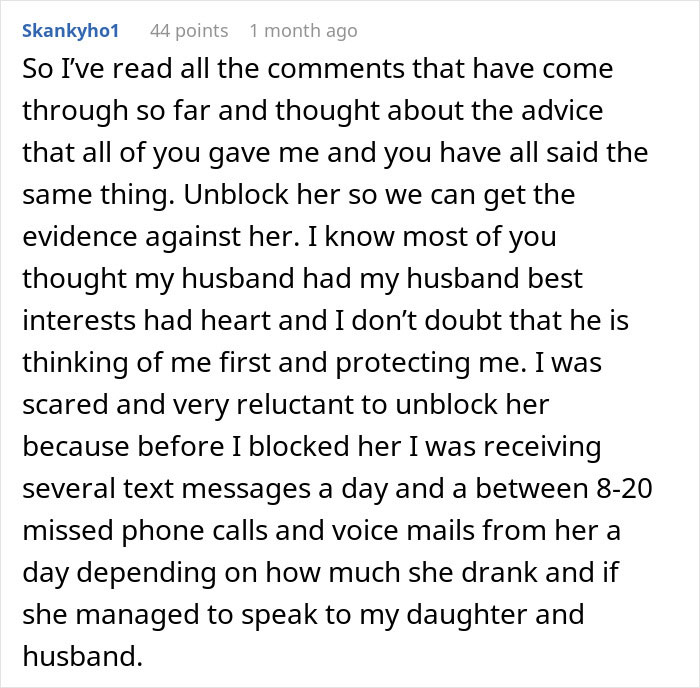 After 29 Years Of Marriage Woman Finally Takes Out A Restraining Order Against MIL After 29 Years Of Marriage Woman Finally Takes Out A Restraining Order Against MIL