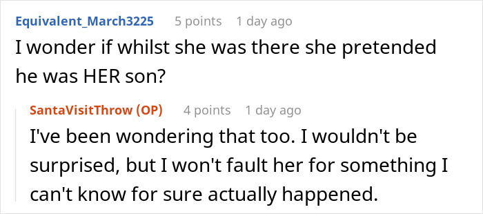 Step-Grandma Sneaks Baby To Santa While Watching Him, Loses Babysitting Privileges Forever