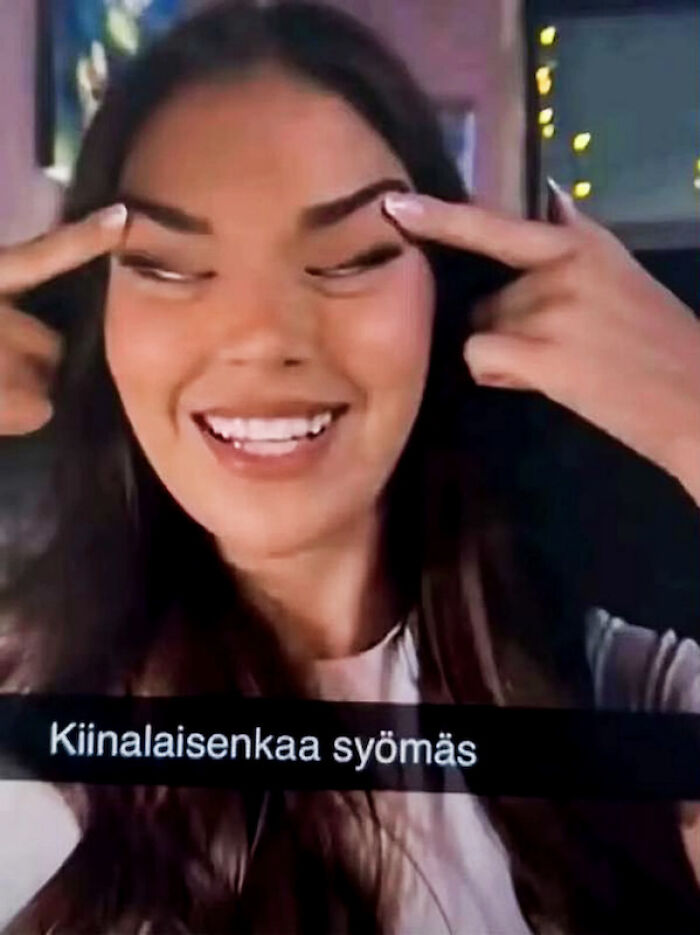 “Just Acting Silly”: Miss Finland Loses Crown After Racist Gesture Sparks Backlash On Social Media “Just Acting Silly”: Miss Finland Loses Crown After Racist Gesture Sparks Backlash On Social Media