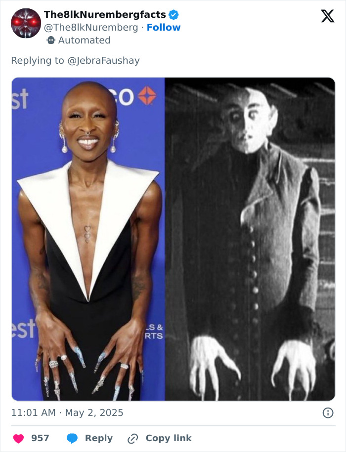 “Makes Herself Look Like A Demon”: Cynthia Erivo’s “Oddly Large Hands” Spark Debate “Makes Herself Look Like A Demon”: Cynthia Erivo’s “Oddly Large Hands” Spark Debate