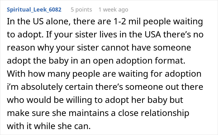 Childfree Woman Refuses To Take Responsibility For Her Sister’s New Baby She Told Her Not To Have Childfree Woman Refuses To Take Responsibility For Her Sister’s New Baby She Told Her Not To Have