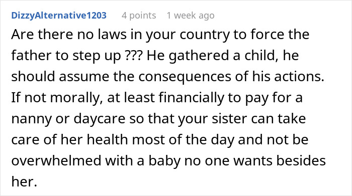 Childfree Woman Refuses To Take Responsibility For Her Sister’s New Baby She Told Her Not To Have Childfree Woman Refuses To Take Responsibility For Her Sister’s New Baby She Told Her Not To Have