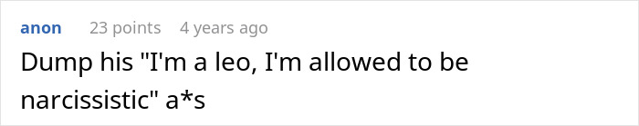 Woman Dumps BF For Cheating On Her With Astrology-Obsessed Friend, He Blames It On Her Being A Cancer Woman Dumps BF For Cheating On Her With Astrology-Obsessed Friend, He Blames It On Her Being A Cancer