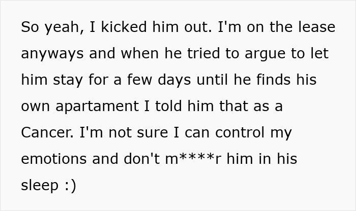 Woman Dumps BF For Cheating On Her With Astrology-Obsessed Friend, He Blames It On Her Being A Cancer Woman Dumps BF For Cheating On Her With Astrology-Obsessed Friend, He Blames It On Her Being A Cancer