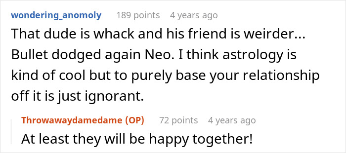 Woman Dumps BF For Cheating On Her With Astrology-Obsessed Friend, He Blames It On Her Being A Cancer Woman Dumps BF For Cheating On Her With Astrology-Obsessed Friend, He Blames It On Her Being A Cancer
