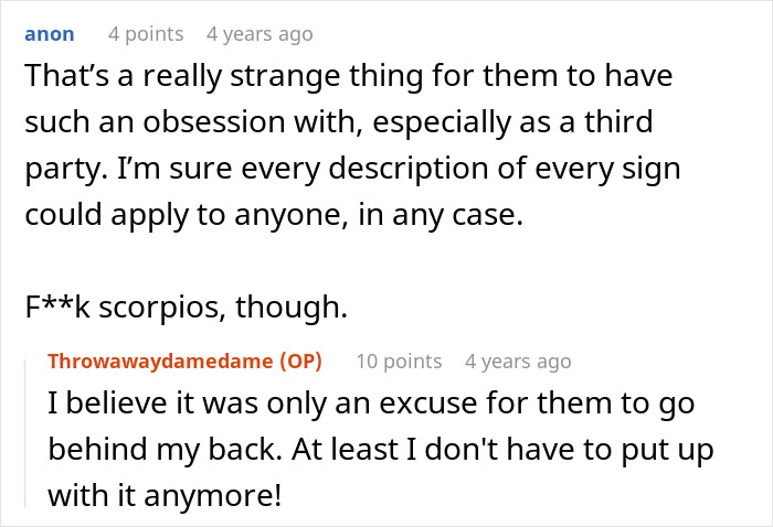 Woman Dumps BF For Cheating On Her With Astrology-Obsessed Friend, He Blames It On Her Being A Cancer Woman Dumps BF For Cheating On Her With Astrology-Obsessed Friend, He Blames It On Her Being A Cancer
