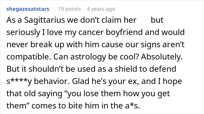 Woman Dumps BF For Cheating On Her With Astrology-Obsessed Friend, He Blames It On Her Being A Cancer Woman Dumps BF For Cheating On Her With Astrology-Obsessed Friend, He Blames It On Her Being A Cancer