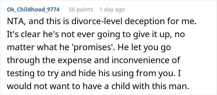 “He Risked Our Future Child’s Health”: Woman Blows Up At Husband After Exposing His Lie “He Risked Our Future Child’s Health”: Woman Blows Up At Husband After Exposing His Lie