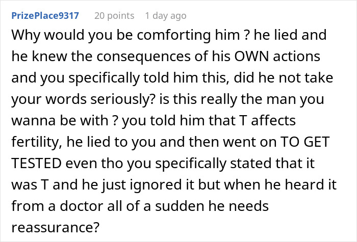“He Risked Our Future Child’s Health”: Woman Blows Up At Husband After Exposing His Lie “He Risked Our Future Child’s Health”: Woman Blows Up At Husband After Exposing His Lie
