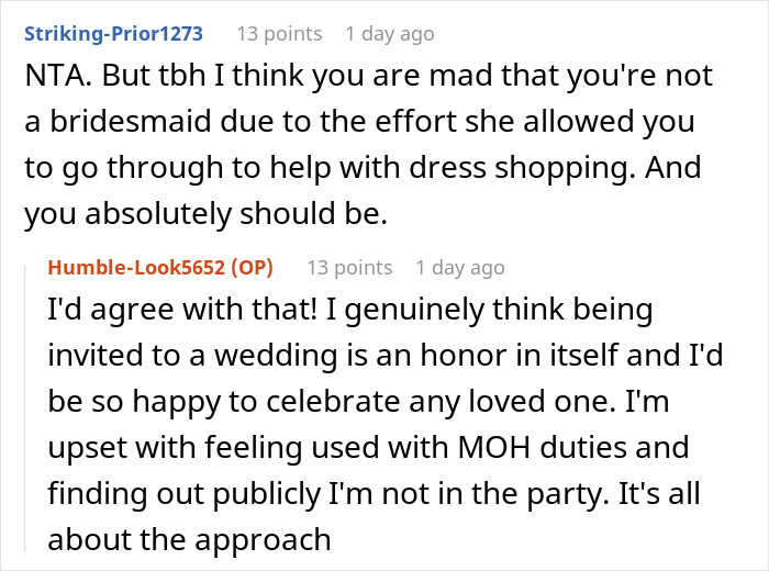 “Spend The Night And Morning Crying”: Wedding Dress Shopping Trip Turns Into A Painful Friendship Wake-Up Call “Spend The Night And Morning Crying”: Wedding Dress Shopping Trip Turns Into A Painful Friendship Wake-Up Call