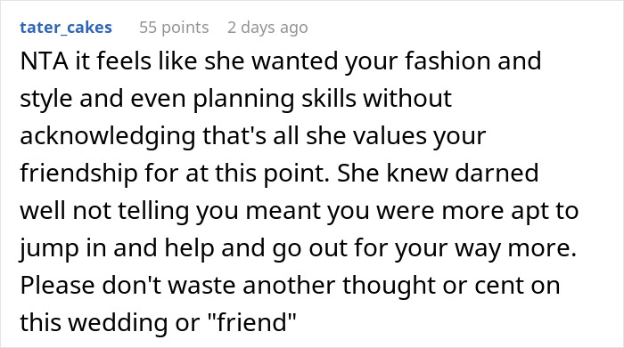 “Spend The Night And Morning Crying”: Wedding Dress Shopping Trip Turns Into A Painful Friendship Wake-Up Call “Spend The Night And Morning Crying”: Wedding Dress Shopping Trip Turns Into A Painful Friendship Wake-Up Call