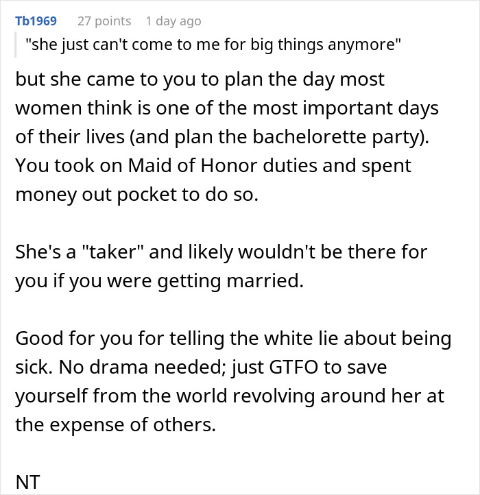 “Spend The Night And Morning Crying”: Wedding Dress Shopping Trip Turns Into A Painful Friendship Wake-Up Call “Spend The Night And Morning Crying”: Wedding Dress Shopping Trip Turns Into A Painful Friendship Wake-Up Call