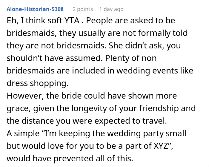 “Spend The Night And Morning Crying”: Wedding Dress Shopping Trip Turns Into A Painful Friendship Wake-Up Call “Spend The Night And Morning Crying”: Wedding Dress Shopping Trip Turns Into A Painful Friendship Wake-Up Call