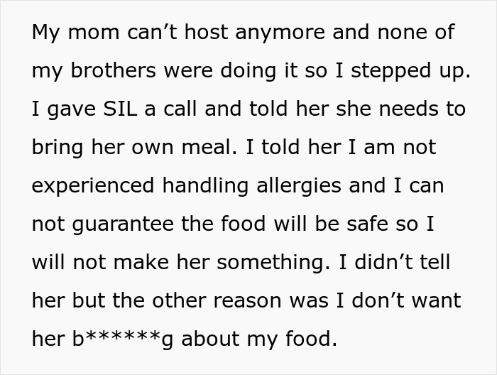 &ldquo;Threatened To Pull The Grandkids Away&rdquo;: Woman Expects Family To Cater To Her Allergies, Gets A Reality Check