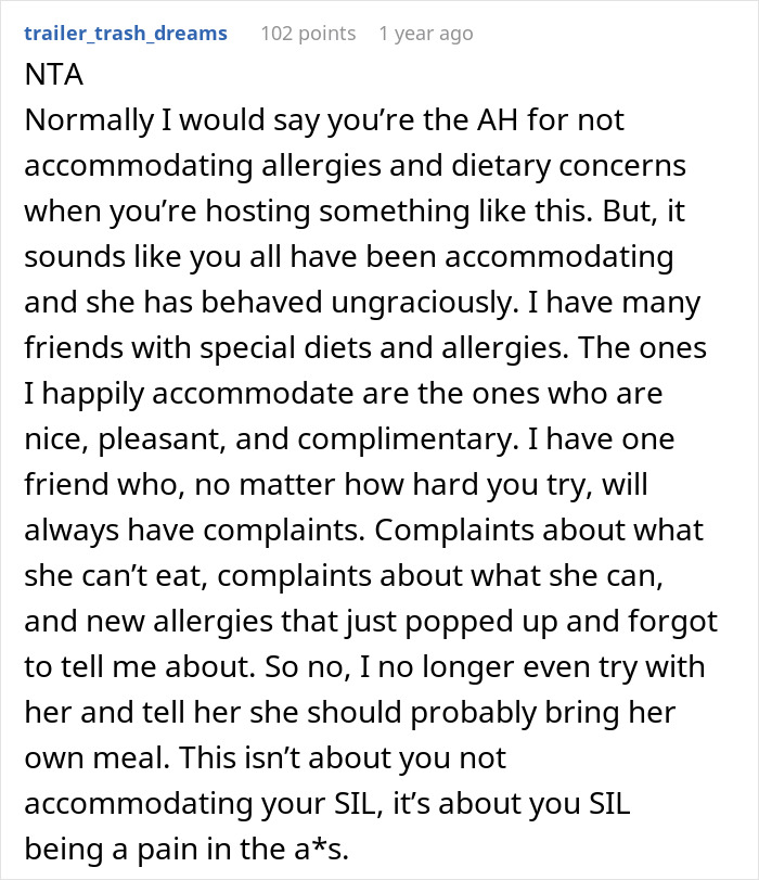 &ldquo;Threatened To Pull The Grandkids Away&rdquo;: Woman Expects Family To Cater To Her Allergies, Gets A Reality Check