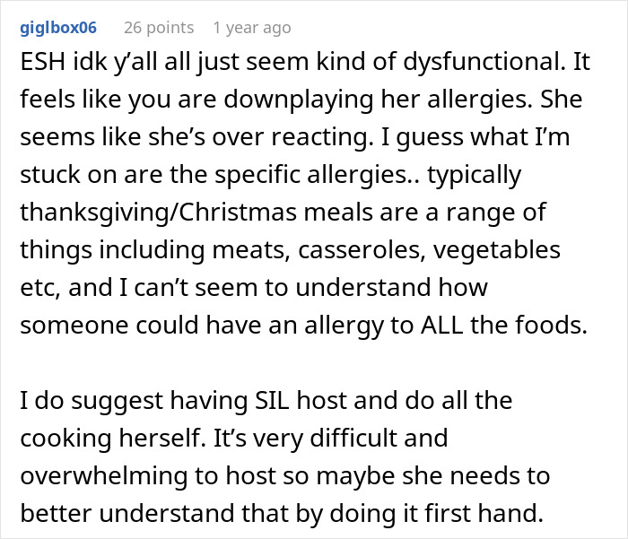 &ldquo;Threatened To Pull The Grandkids Away&rdquo;: Woman Expects Family To Cater To Her Allergies, Gets A Reality Check