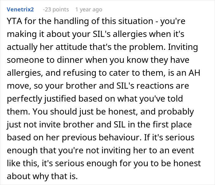 &ldquo;Threatened To Pull The Grandkids Away&rdquo;: Woman Expects Family To Cater To Her Allergies, Gets A Reality Check