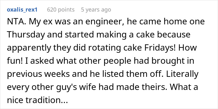 Woman Goes Off On Males Colleagues For Expecting From Her A Homemade Dessert At Potluck Woman Goes Off On Males Colleagues For Expecting From Her A Homemade Dessert At Potluck