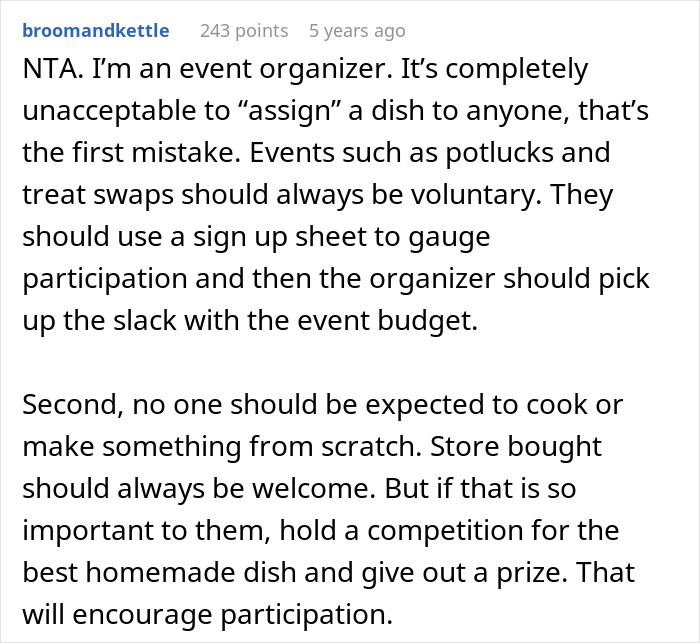 Woman Goes Off On Males Colleagues For Expecting From Her A Homemade Dessert At Potluck Woman Goes Off On Males Colleagues For Expecting From Her A Homemade Dessert At Potluck
