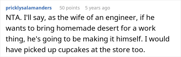 Woman Goes Off On Males Colleagues For Expecting From Her A Homemade Dessert At Potluck Woman Goes Off On Males Colleagues For Expecting From Her A Homemade Dessert At Potluck