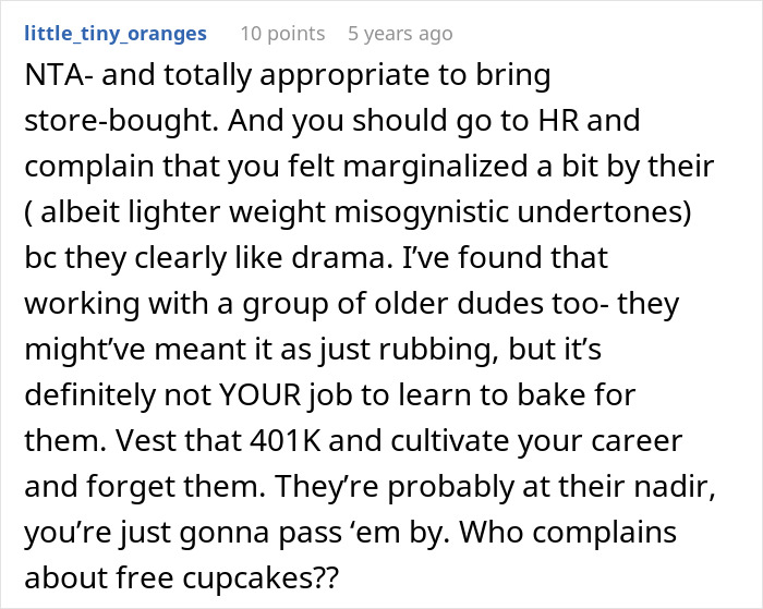Woman Goes Off On Males Colleagues For Expecting From Her A Homemade Dessert At Potluck Woman Goes Off On Males Colleagues For Expecting From Her A Homemade Dessert At Potluck