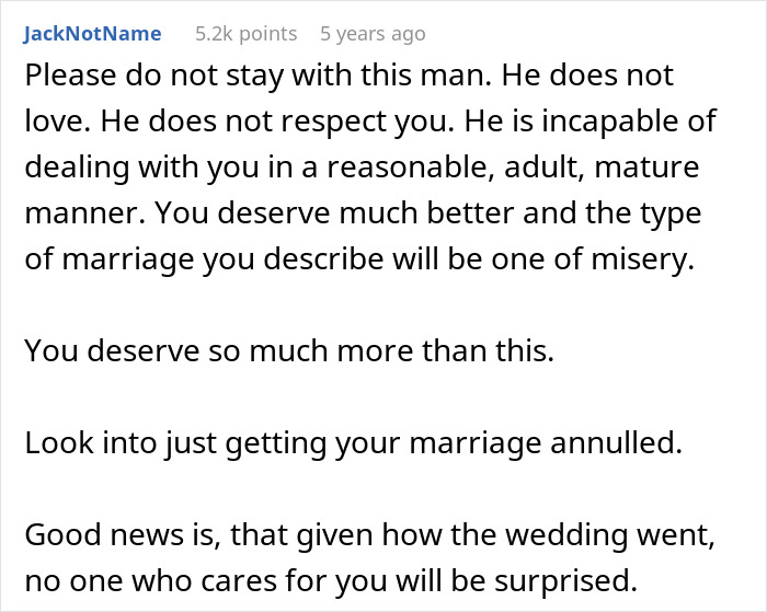 Woman Details How Her Marriage Fell Apart Within 2 Weeks After Her Husband Ruined Their Wedding Woman Details How Her Marriage Fell Apart Within 2 Weeks After Her Husband Ruined Their Wedding