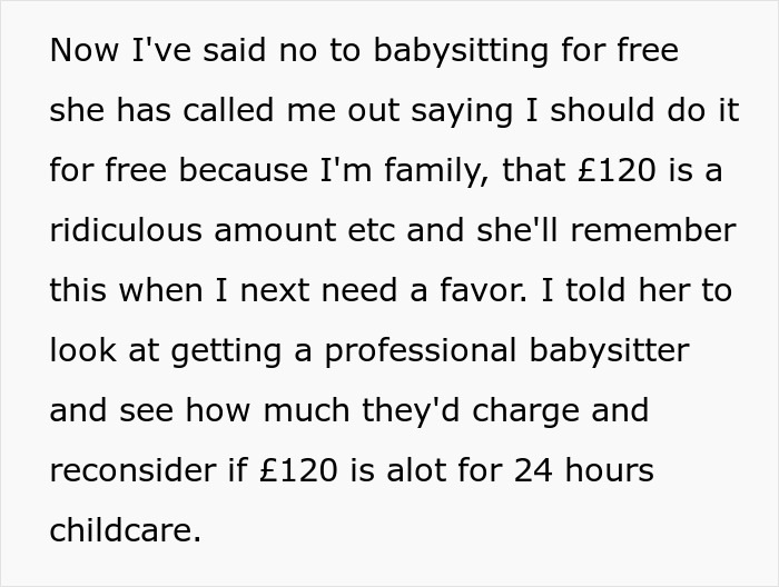 Lady Expects Sis To Babysit 4 Kids For Free, Uses The ‘Family Card’ After She Demands &pound;120 For It