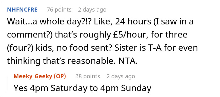Lady Expects Sis To Babysit 4 Kids For Free, Uses The ‘Family Card’ After She Demands &pound;120 For It