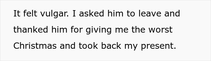 “The Rest Of My Present Was In His Pants”: Woman Dumps BF On Xmas Because Of His Unthoughtful Gift “The Rest Of My Present Was In His Pants”: Woman Dumps BF On Xmas Because Of His Unthoughtful Gift