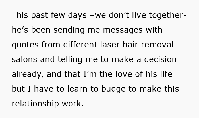 &ldquo;It Disgusts Him To Look At It&rdquo;: BF Demands GF Laser Off All Body Hair, Gets Destroyed Online