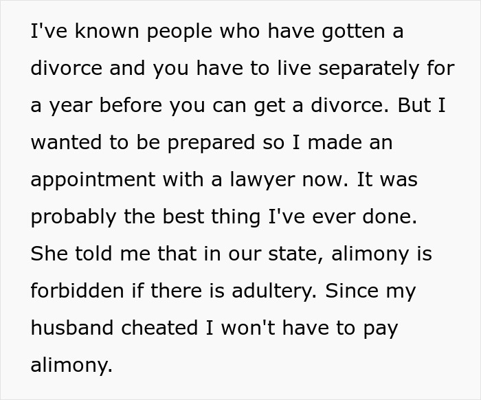 Man Leaves Wife Of 10 Years For Younger Woman, Panics When Divorce Takes An Unexpected Turn