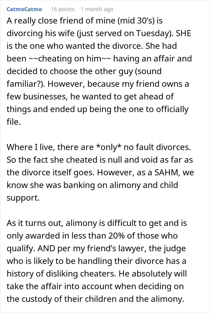 Man Leaves Wife Of 10 Years For Younger Woman, Panics When Divorce Takes An Unexpected Turn