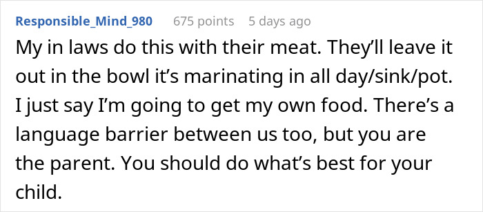 “I Didn’t Want Her Getting Sick”: Woman Loses Appetite After Seeing How Her MIL Prepares Chicken “I Didn’t Want Her Getting Sick”: Woman Loses Appetite After Seeing How Her MIL Prepares Chicken