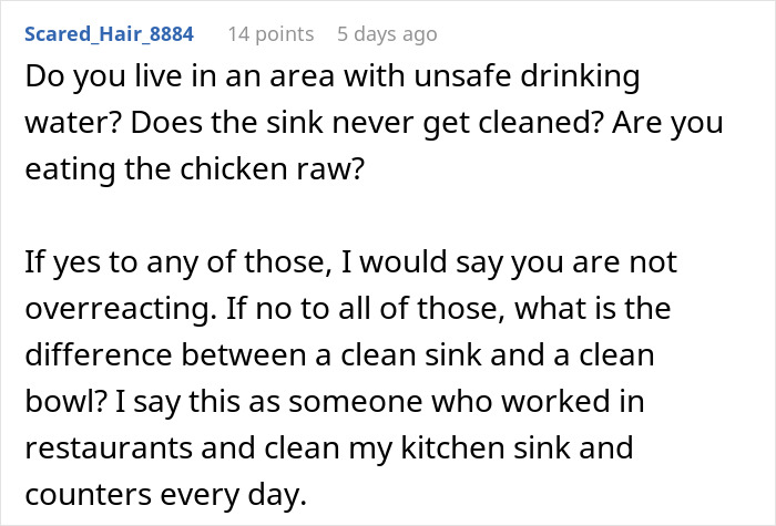 “I Didn’t Want Her Getting Sick”: Woman Loses Appetite After Seeing How Her MIL Prepares Chicken “I Didn’t Want Her Getting Sick”: Woman Loses Appetite After Seeing How Her MIL Prepares Chicken