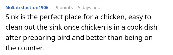 “I Didn’t Want Her Getting Sick”: Woman Loses Appetite After Seeing How Her MIL Prepares Chicken “I Didn’t Want Her Getting Sick”: Woman Loses Appetite After Seeing How Her MIL Prepares Chicken