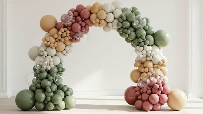 I Make Engagement Balloon Arches Look Premium