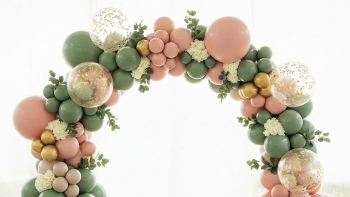 I Make Engagement Balloon Arches Look Premium