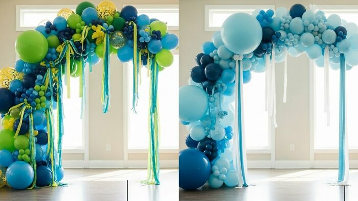 I Make Engagement Balloon Arches Look Premium