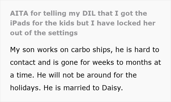 DIL Keeps Selling Kids’ Expensive Toys For Cash, Mad As MIL Gifts Them Password Protected iPads DIL Keeps Selling Kids’ Expensive Toys For Cash, Mad As MIL Gifts Them Password Protected iPads