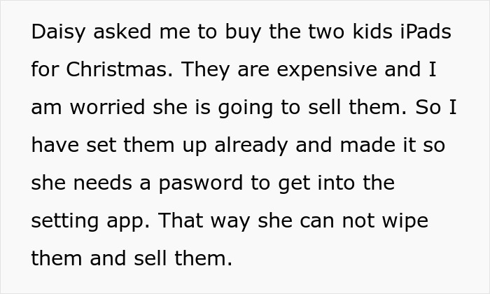 DIL Keeps Selling Kids’ Expensive Toys For Cash, Mad As MIL Gifts Them Password Protected iPads DIL Keeps Selling Kids’ Expensive Toys For Cash, Mad As MIL Gifts Them Password Protected iPads