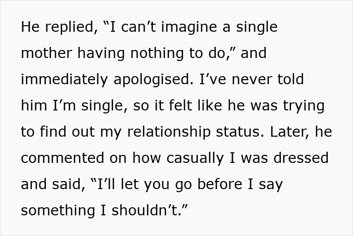 Guy Won’t Leave Younger Colleague Alone, She Suspects He Has Inappropriate Intentions