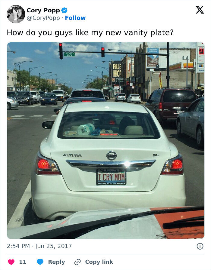74 Hilarious Personalized License Plates That Made Strangers Do Double Takes