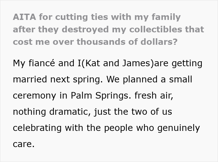 Man Cuts Off Parents After Their Revenge In Response To Him Planning A Small Wedding